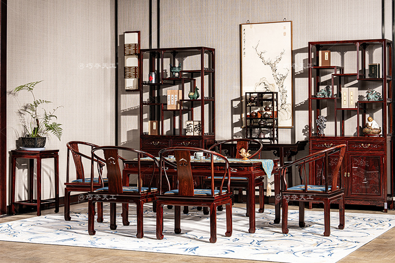 高束腰馬蹄足茶臺