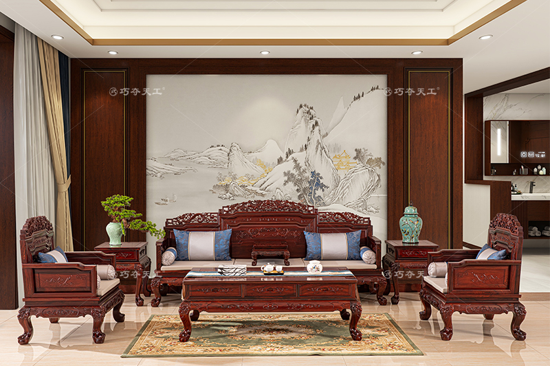 103雙獅迎福沙發(fā)